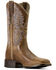 Image #1 - Ariat Women's Canyon Point Performance Western Boots - Broad Square Toe, Brown, hi-res