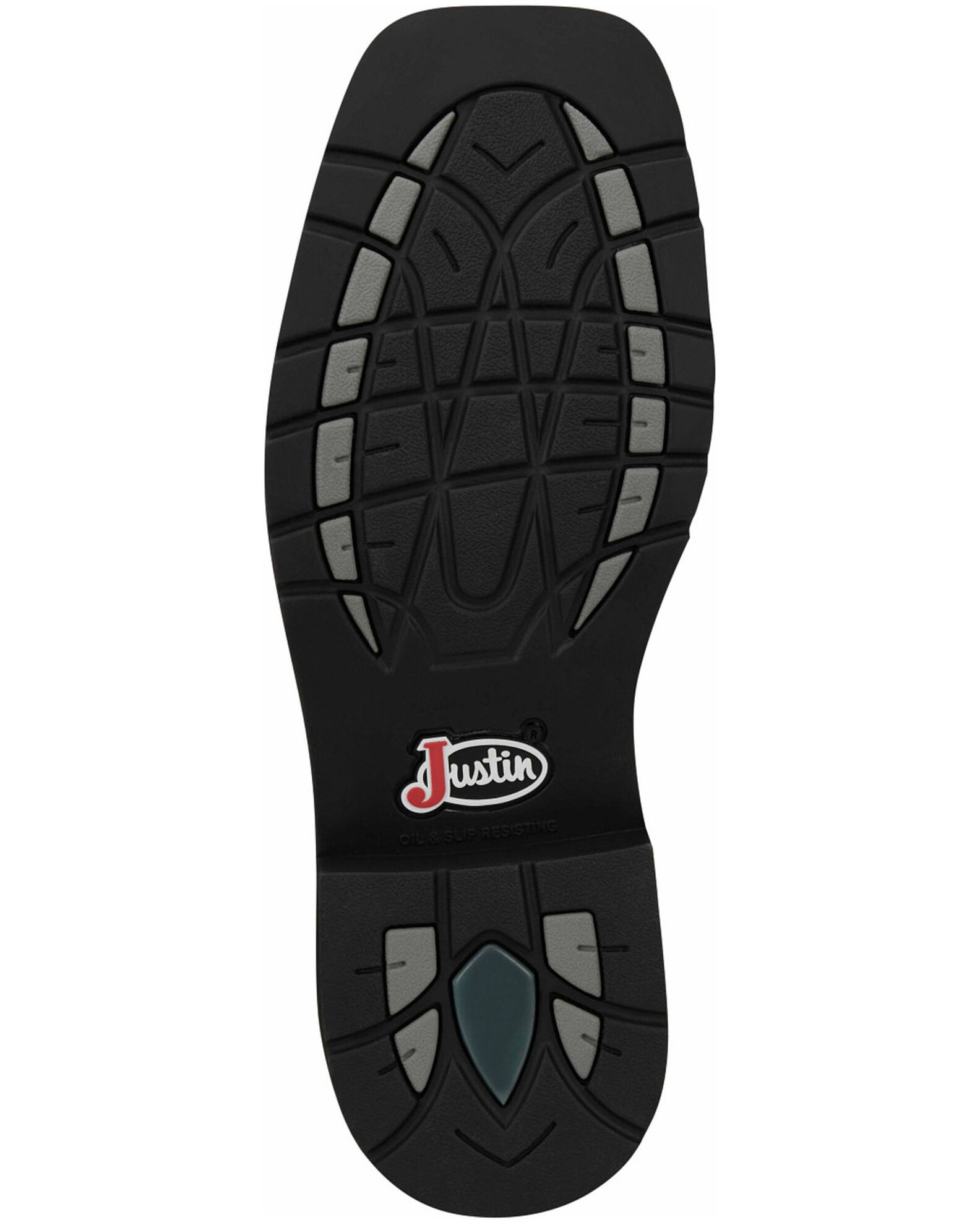 Justin Men s Driller Western Work Boots Steel Toe Sheplers