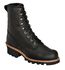 Chippewa Men's 8" Logger Boots - Steel Toe, Black, hi-res