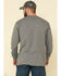 Image #2 - Carhartt Men's FR Midweight Signature Logo Long Sleeve Work Shirt, Grey, hi-res