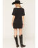 Image #3 - Levi's Women's Studded Denim Mini Skirt, Black, hi-res