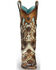 Corral Women's Flowers Overlay & Studs Western Boots - Snip Toe, Brown, hi-res