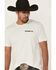 Image #3 - RANK 45® Men's Untamed Cowboy Short Sleeve Graphic T-Shirt, Natural, hi-res