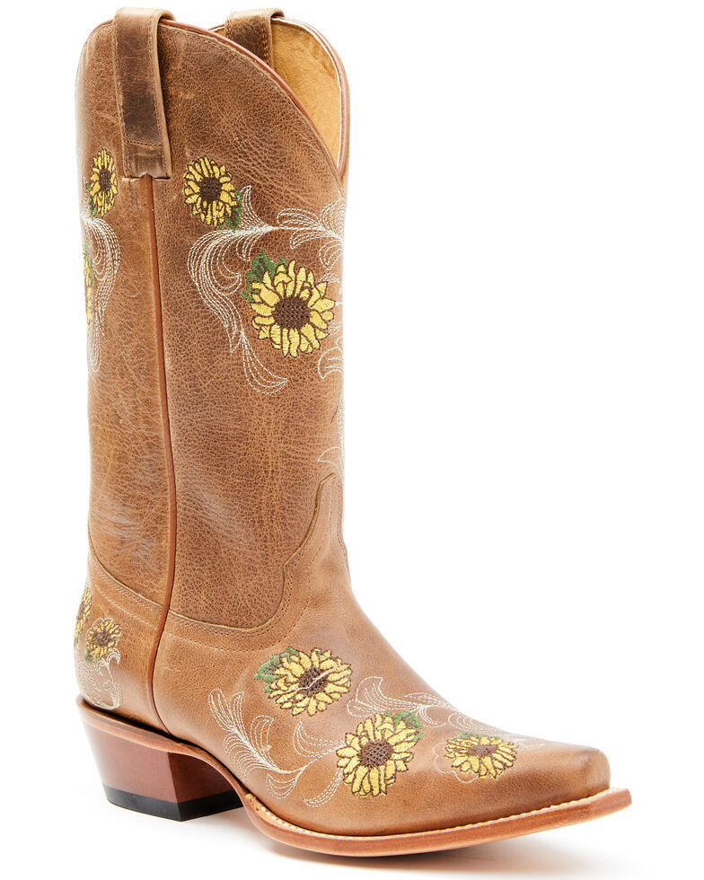 Shyanne Women's Jolyn Western Boots - Snip Toe , Brown, hi-res