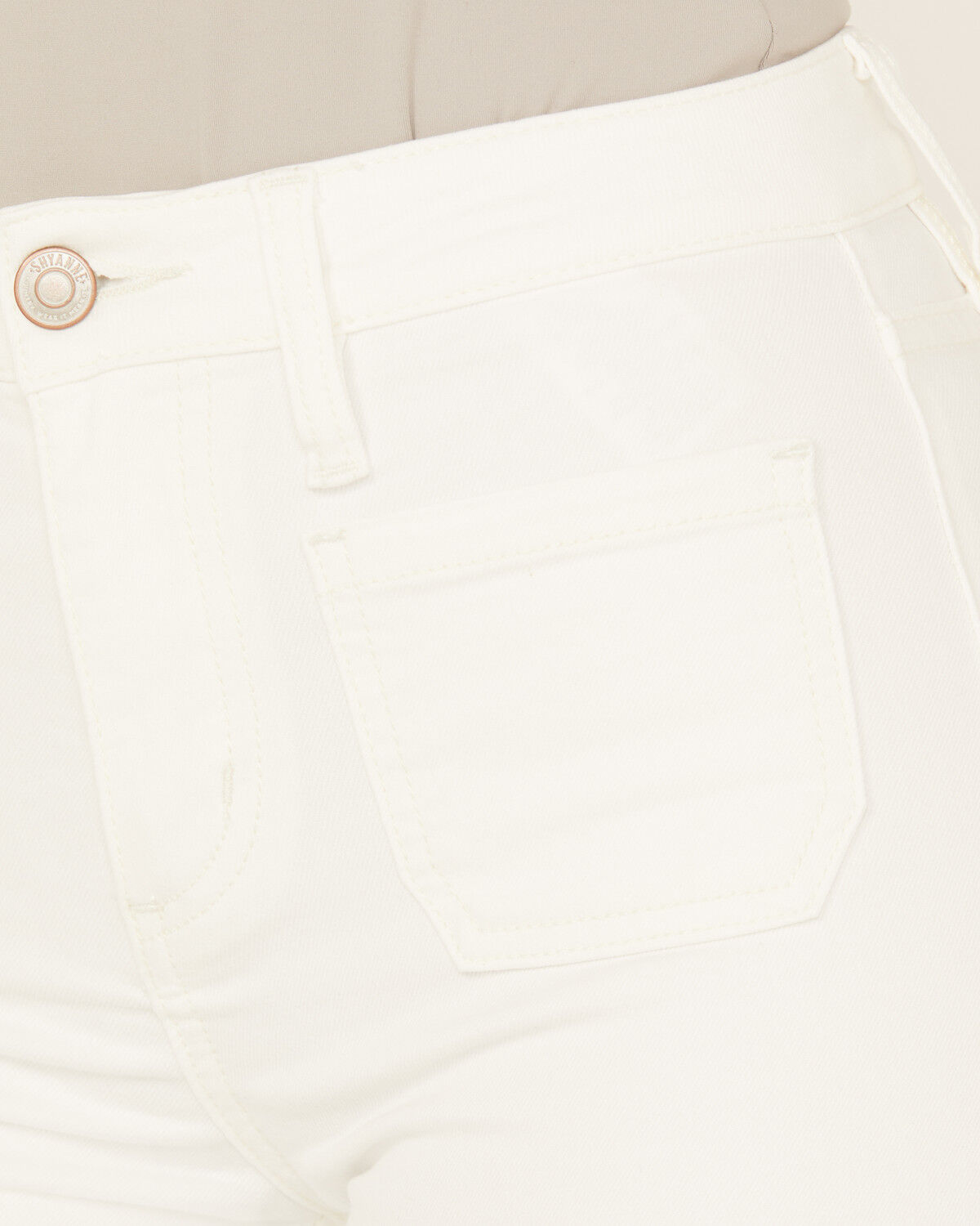 Image #2 - Shyanne Women's Cloud Dancer High Rise Super Flare Stretch Jeans, , hi-res