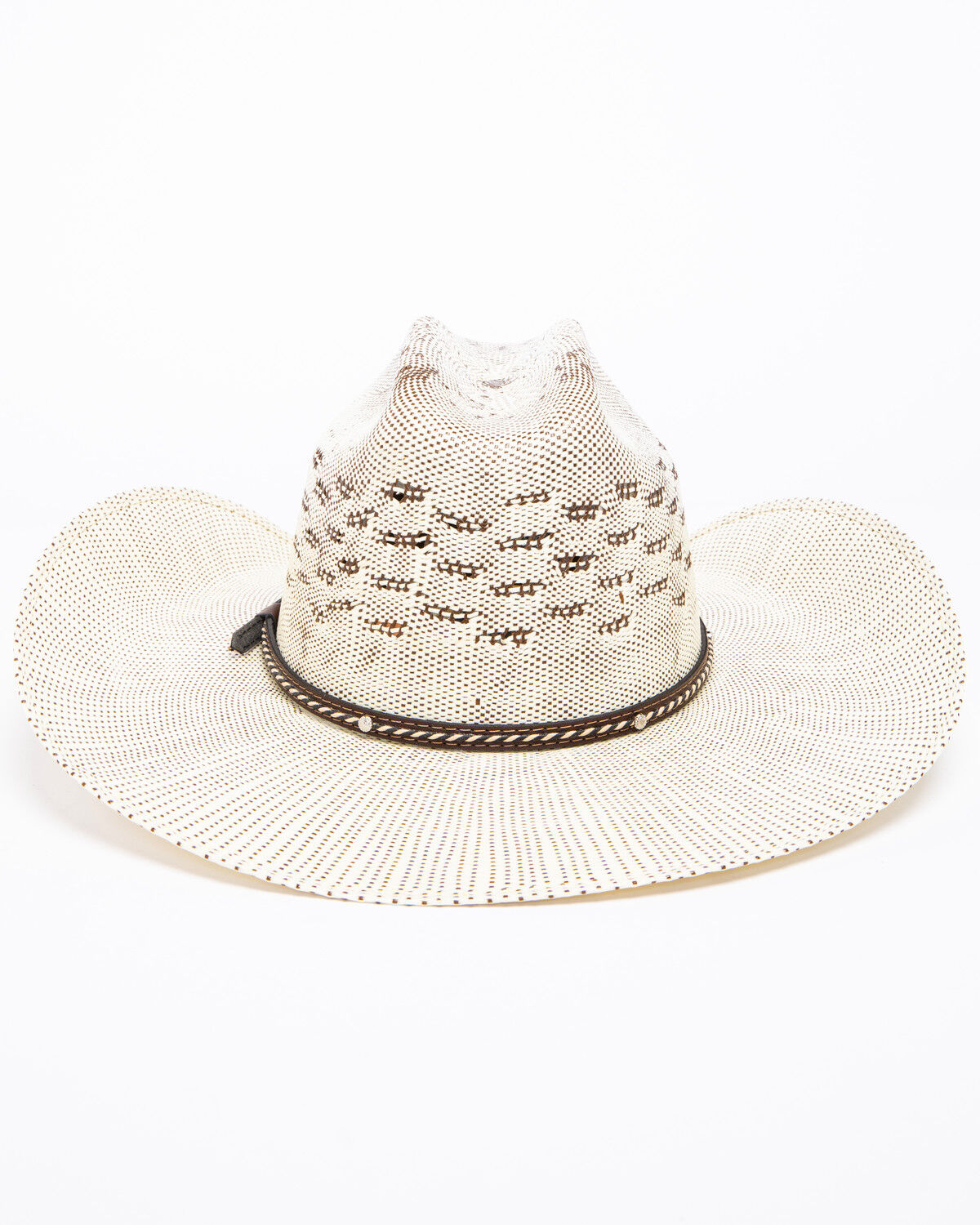 Image #5 - Cody James Twist Cord 15X Bangora Straw Cowboy Hat, Natural, hi-res