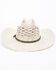 Image #5 - Cody James Twist Cord 15X Bangora Straw Cowboy Hat, Natural, hi-res