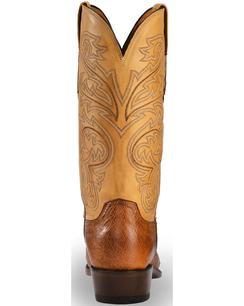 Lucchese Men S Handmade Light Brown Nathan Smooth Ostrich Boots