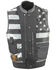 Image #4 - Milwaukee Leather Men's Old Glory Laced Arm Hole Concealed Carry Leather Vest - 7X, Black, hi-res