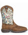 Brothers & Sons Men's Tychee Camo Flag Underlay Western Performance Boots - Broad Square Toe, Camouflage, hi-res