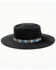 Idyllwind Women's Draw The Line Beaded Band Wool Felt Western Hat , Black, hi-res