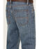 Image #4 - Cody James Boys' Bozeman Dark Wash Slim Bootcut Stretch Denim Jeans, Dark Wash, hi-res
