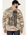 Image #4 - Howitzer Men's Armory Camo Print Long Sleeve Button-Down Shirt, Cream/brown, hi-res