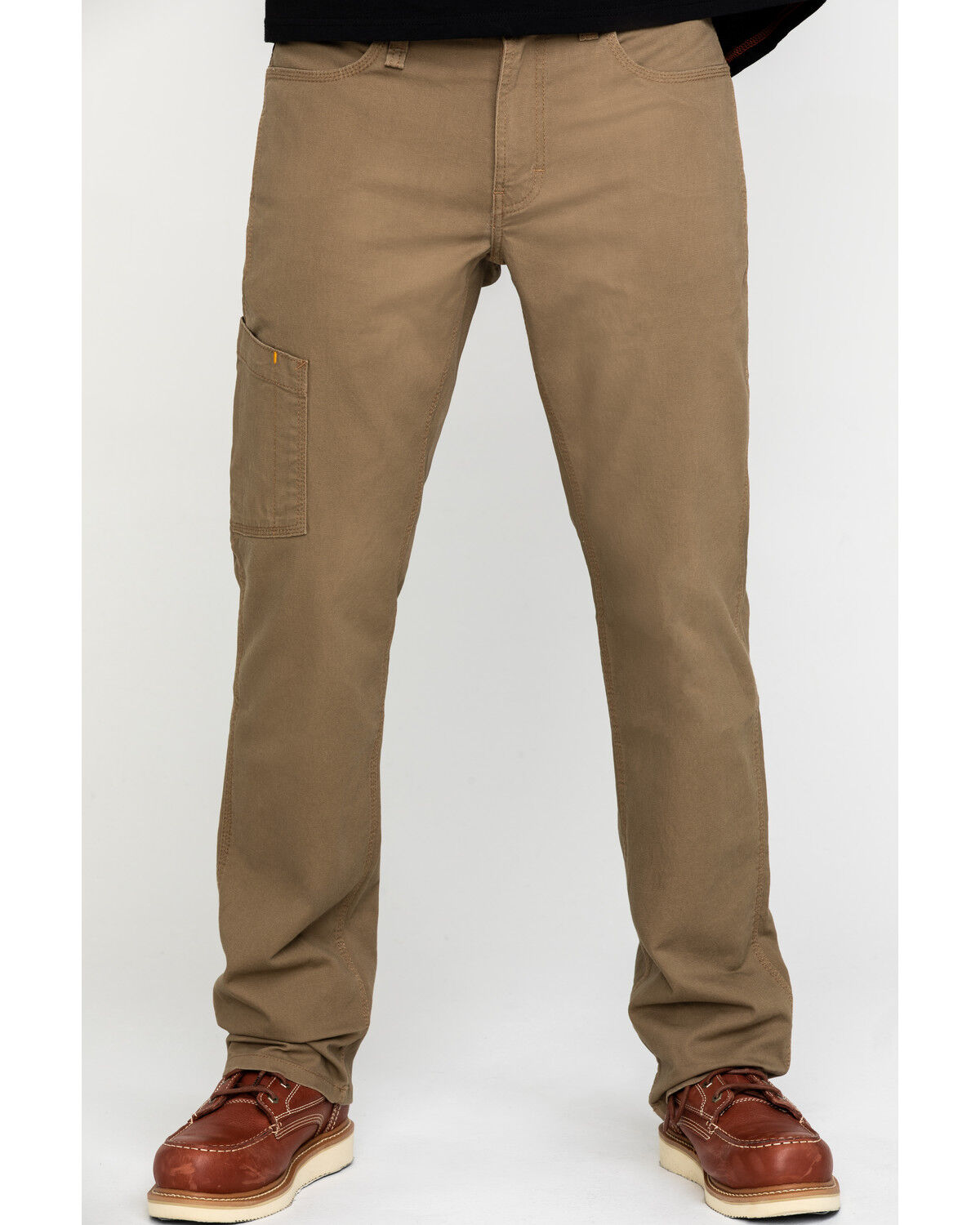 Image #2 - Ariat Men's Khaki Rebar M4 Made Tough Durastretch Straight Leg Work Pants, Beige/khaki, hi-res