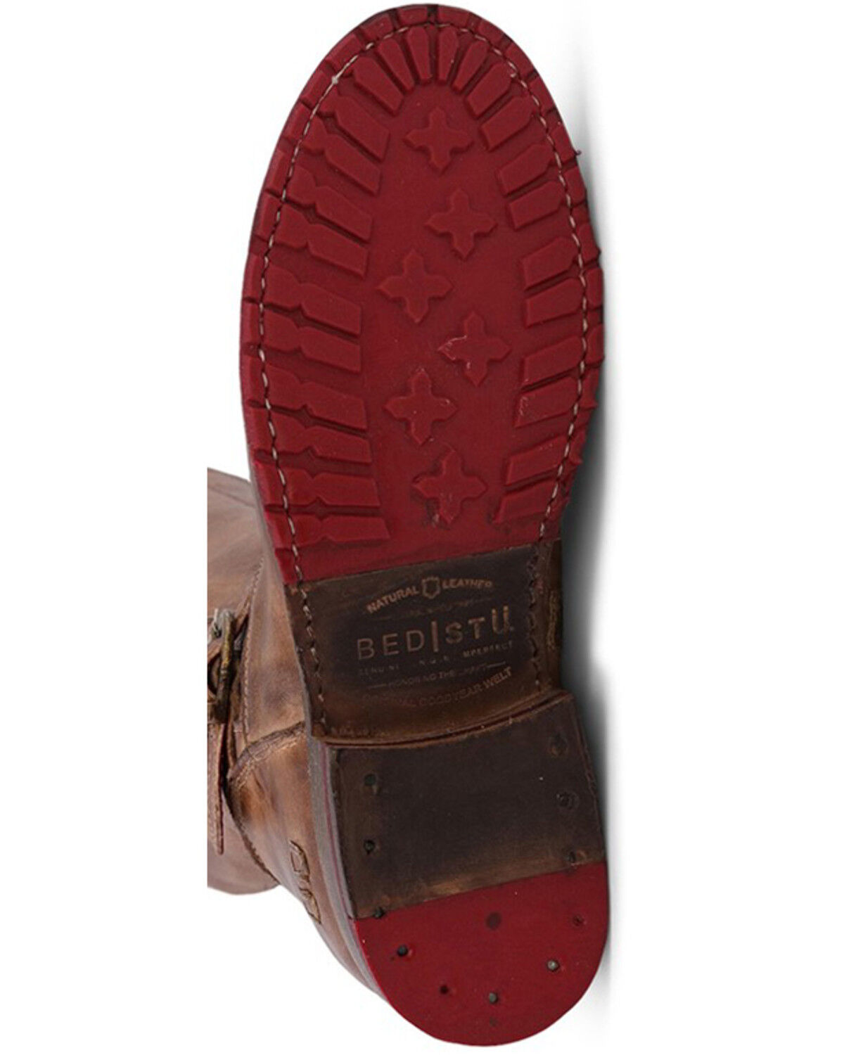 Image #3 - Bed Stu Women's Gogo Lug Wide Calf Boots - Round Toe, Tan, hi-res