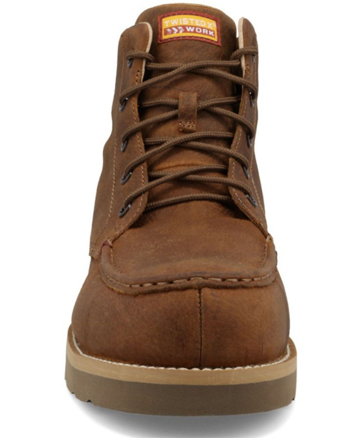 Image #4 - Twisted X Men's 6" Moc Work Boots - Composite Toe, Brown, hi-res