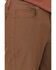 Image #2 - Brothers and Sons Men's Stretch Ripstop Brown Slim Straight Cargo Shorts, Brown, hi-res