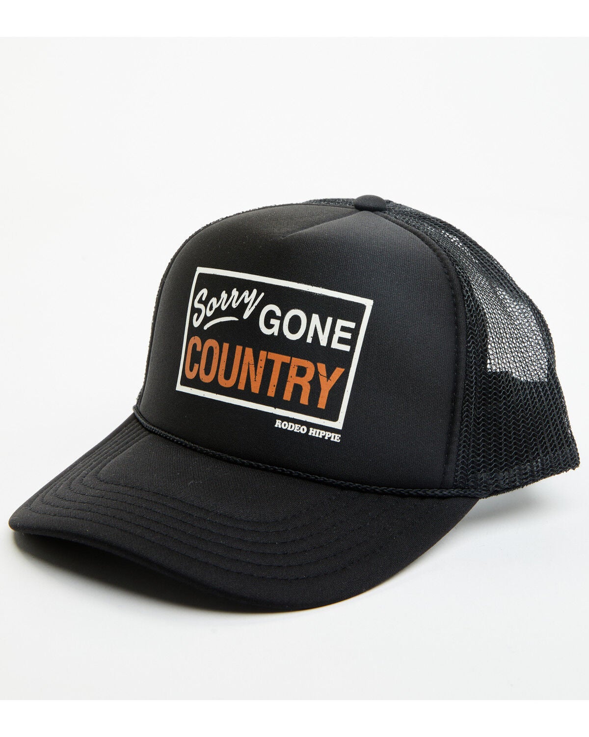 Rodeo Hippie Women's Sorry Gone Country Ball Cap, Black, hi-res