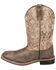 Image #3 - Smoky Mountain Women's Oasis Performance Western Boots - Broad Square Toe, Chocolate, hi-res