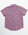 Image #3 - Shyanne Toddler Girls' Printed Short Sleeve Snap Western Stretch Shirt, Purple, hi-res