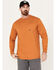 Image #1 - Ariat Men's Rebar Stretch Union City Long Sleeve Work T-Shirt, Beige, hi-res