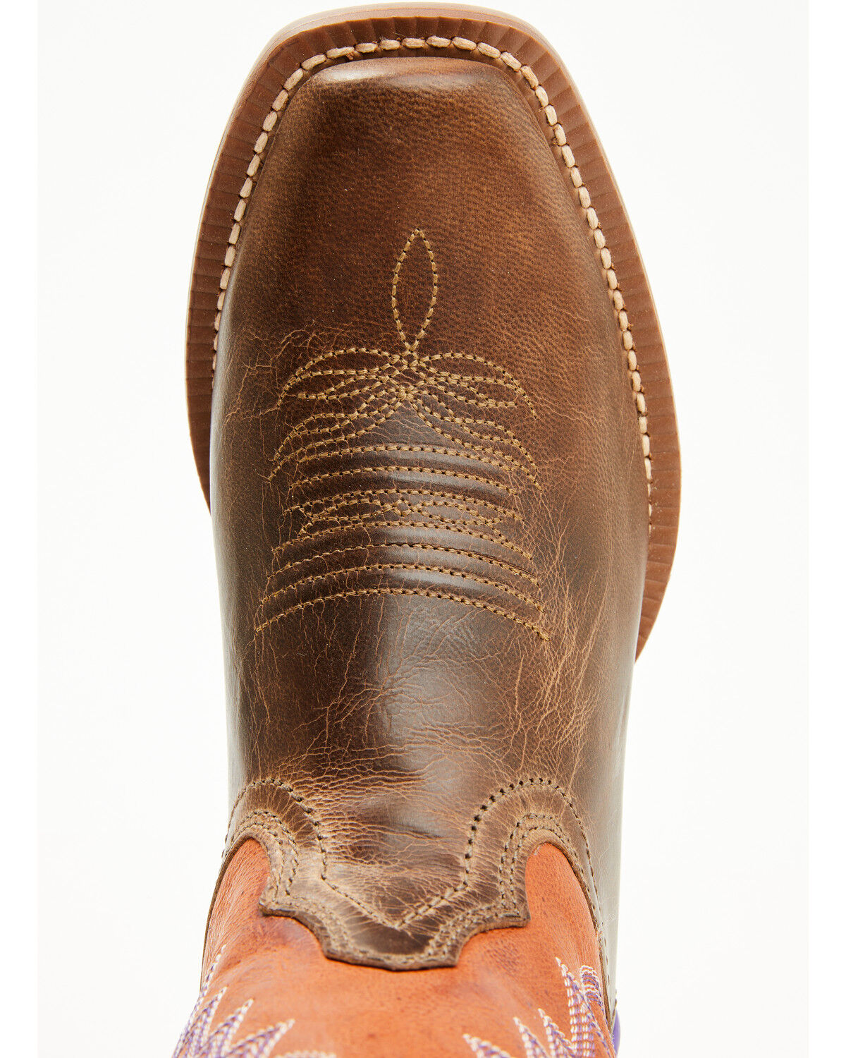 Image #6 - Justin Women's Breaking News Western Boots - Square Toe, Tan, hi-res