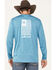 Ariat Men's Charger Long Sleeve Performance Shirt, Teal, hi-res