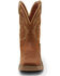 Image #3 - Justin Men's Stampede Rush Waterproof Western Work Boots - Steel Toe, Tan, hi-res