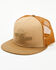 Image #1 - Hawx Men's Skilled Trader Flat Bill Cap , Pecan, hi-res