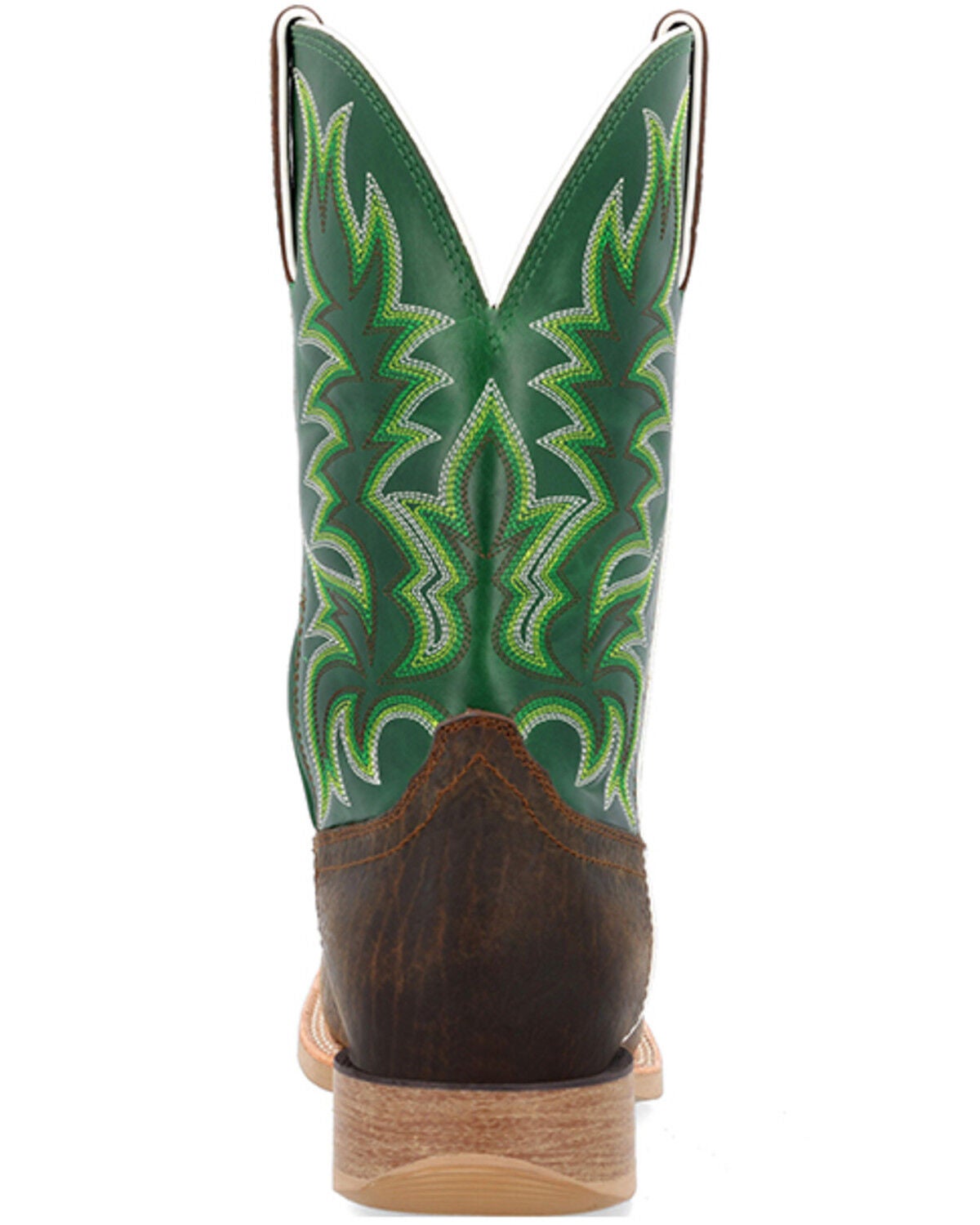 Image #5 - Durango Men's Rebel Pro&trade; Bridle Western Boot - Square Toe, Green, hi-res