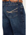 Image #4 - Wrangler Men's 20X Carlson Medium Wash Slim Straight Stretch Denim Jeans - Tall, Medium Wash, hi-res