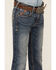 Image #2 - Ariat Boys' B4 Relaxed Bootcut Stretch Denim Jeans , Blue, hi-res