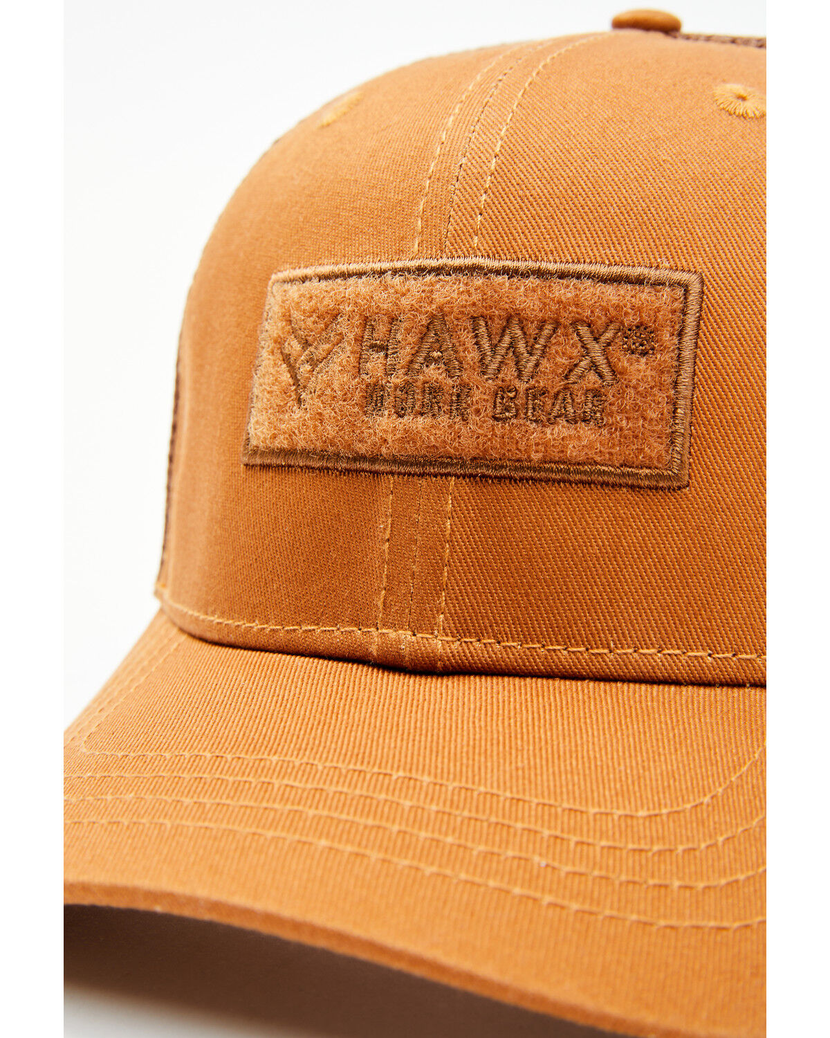 Image #2 - Hawx Men's Logo Patch Ball Cap, Pecan, hi-res