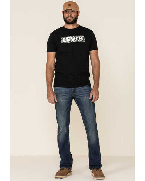 Image #2 - Levi's Men's Seal Batwing Logo Graphic Short Sleeve T-Shirt , Black, hi-res