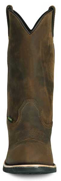 Dan Post Men's Albuquerque Waterproof Western Work Boots - Soft Toe, Distressed, hi-res