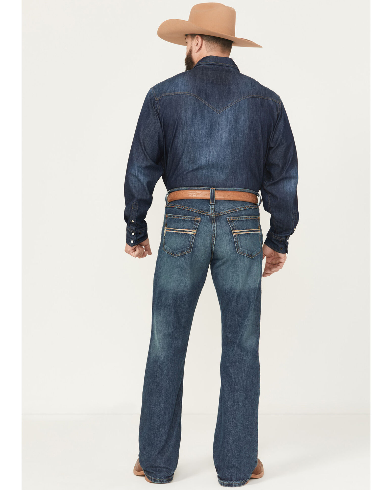 Image #3 - Cinch Jeans - Carter Relaxed Fit, Blue, hi-res