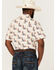 Image #4 - Rock & Roll Denim Men's Desert Conversational Print Short Sleeve Snap Western Shirt , Natural, hi-res