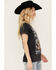 Image #2 - Youth in Revolt Women's Whiskey Rocks Skeleton Short Sleeve Graphic Tee, Black, hi-res