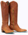 Image #1 - Lane Women's Plain Jane Tall Western Boots - Round Toe, Orange, hi-res