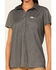 Image #3 - Ariat Women's Rebar Foreman Short Sleeve Polo Shirt , Charcoal, hi-res