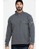 Image #1 - Ariat Men's FR Rev 1/4 Zip Work Shirt , Charcoal, hi-res