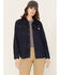 Image #1 - Carhartt Women's Relaxed Fit Midweight Denim Long Sleeve Work Shirt , Blue, hi-res