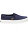 Image #2 - Lamo Footwear Boys' Piper Slip-On Casual Shoes - Round Toe, Navy, hi-res