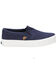 Image #2 - Lamo Footwear Boys' Piper Slip-On Casual Shoes - Round Toe , Navy, hi-res