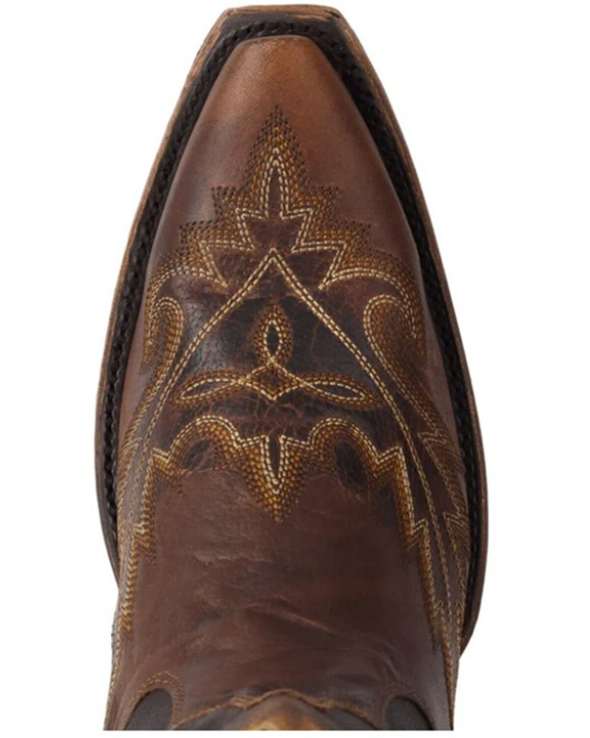 Image #6 - Lane Women's Lexington Over The Knee Corset Western Boots - Snip Toe, Cognac, hi-res