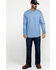 Image #6 - Hawx Men's FR Logo Long Sleeve Work T-Shirt - Big & Tall, Blue, hi-res