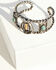 Image #1 - Shyanne Women's Rodeo Sunset Squash Blossom Statement Cuff Bracelet, Silver, hi-res
