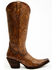Image #2 - Shyanne Women's Eden Tooled Tall Western Boots - Snip Toe , Brown, hi-res