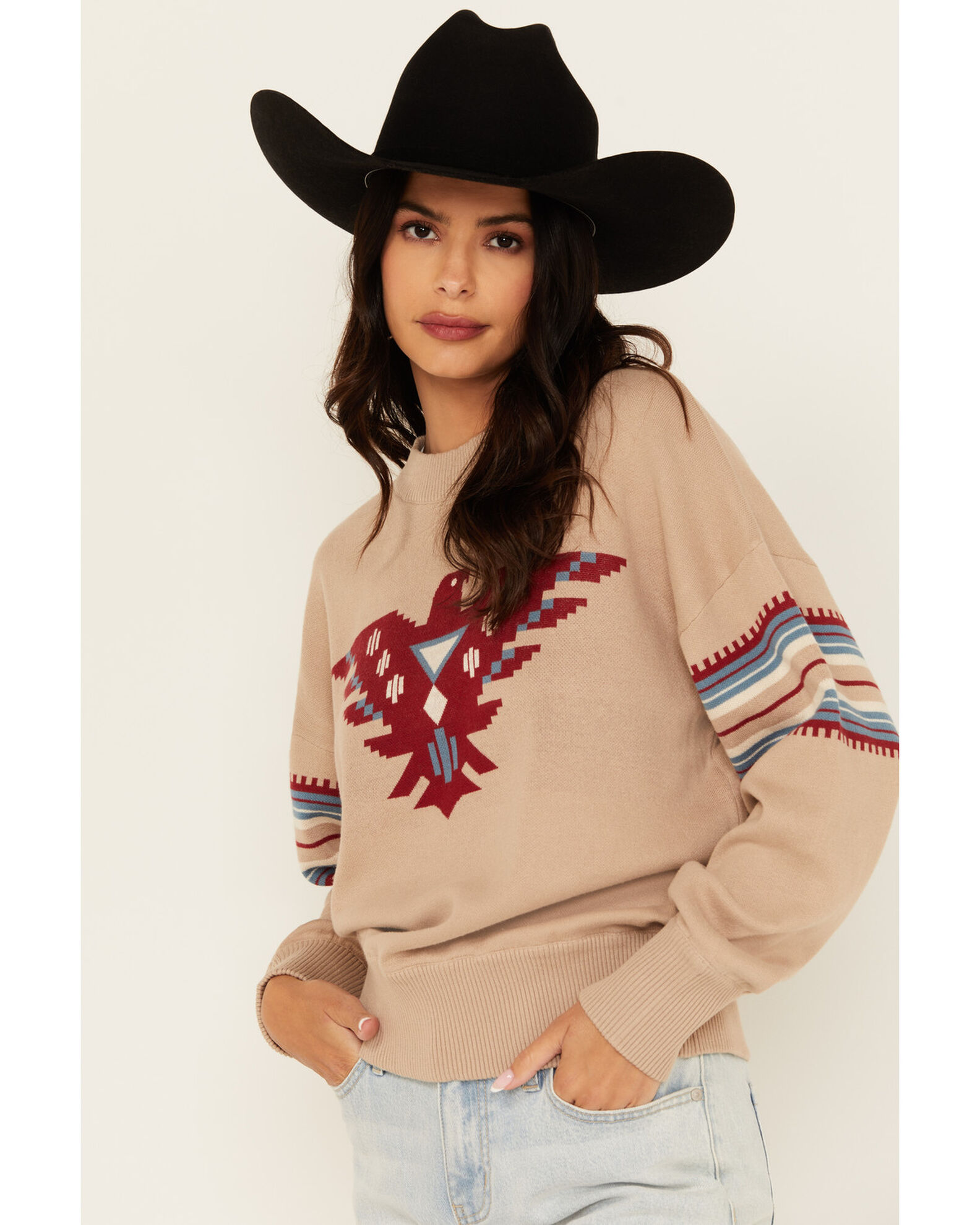 Joseph Studio Women s Thunderbird Graphic Sweater Sheplers