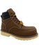 Image #1 - AdTec Men's 6" Moc Work Boots - Composite Toe, Brown, hi-res